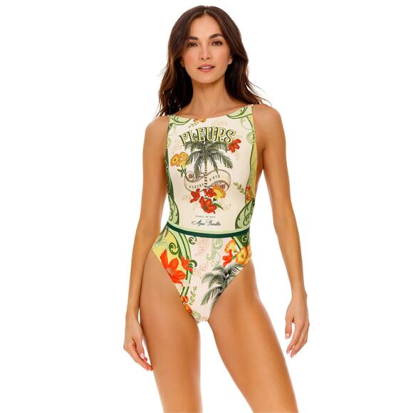 Agua Bendita Domenica Ete One Piece NWT SIZE S M L - Picture 1 of 7